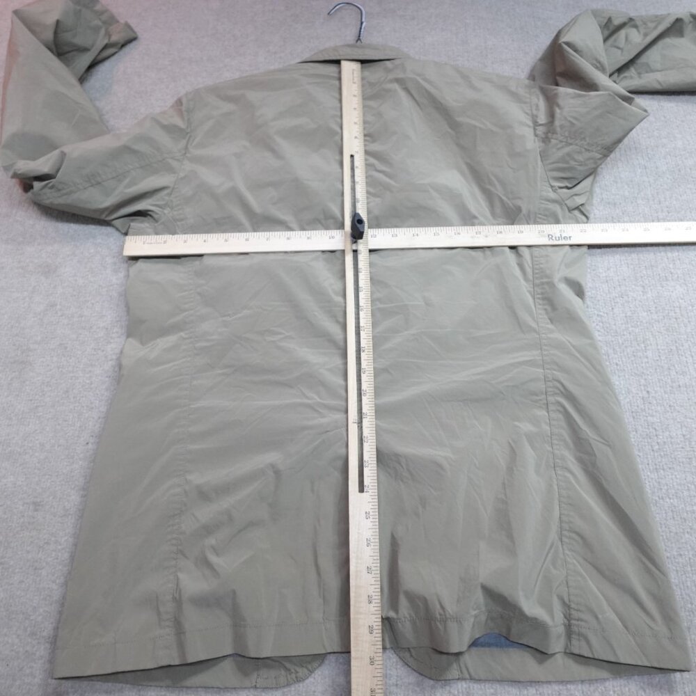 Herno Jacket 44 Beige Solid Unstructured 2 Button… - image 2